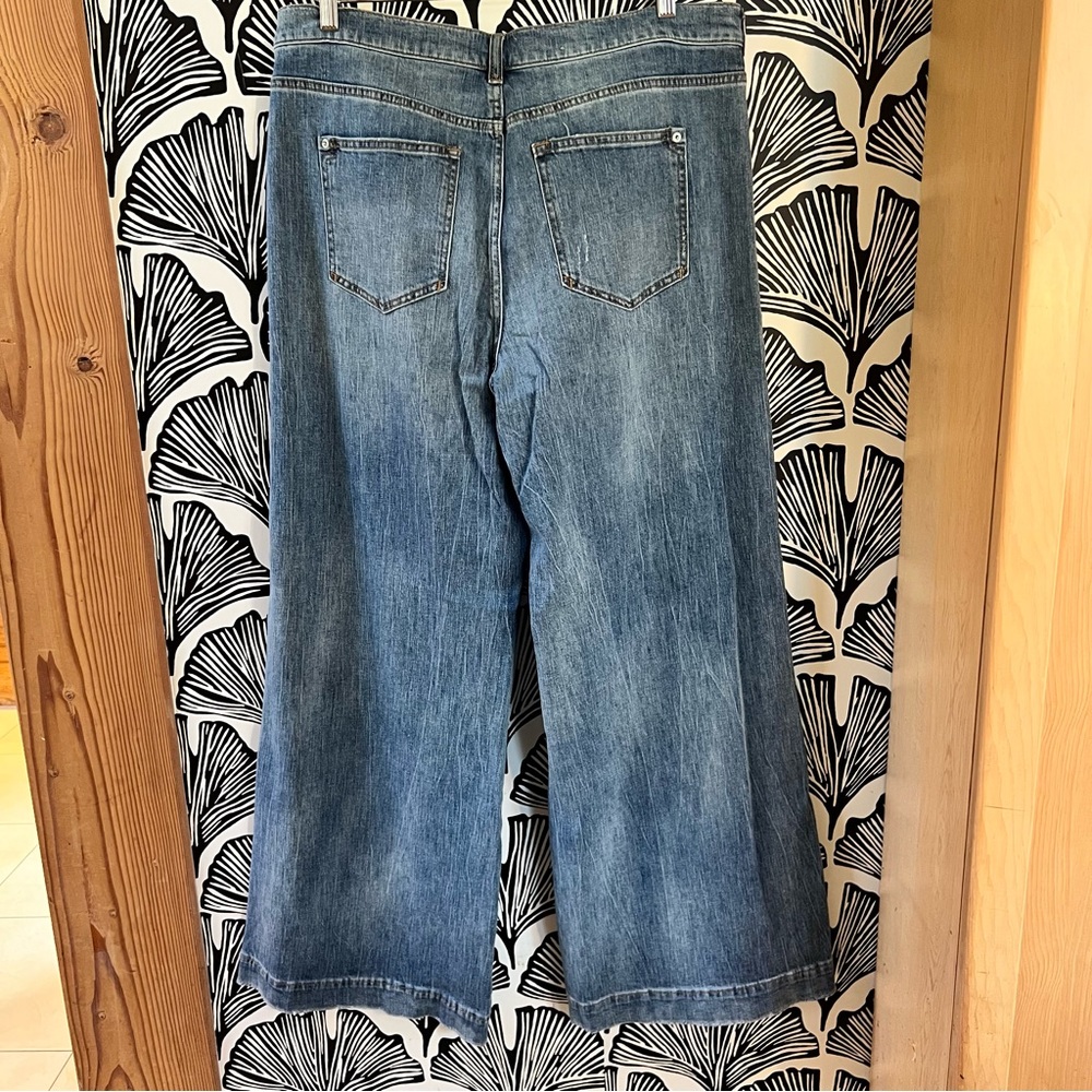 NWOT Pilcro Wide Leg Anthropologie Jeans Size 32 - Picture 2 of 9